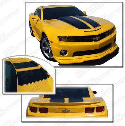 Chevrolet Camaro 2010-2015 Rally Racing Stripes Hood & Trunk Decals