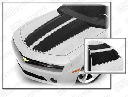 Chevrolet Camaro 2010-2015 Rally Racing Stripes Hood & Trunk Decals