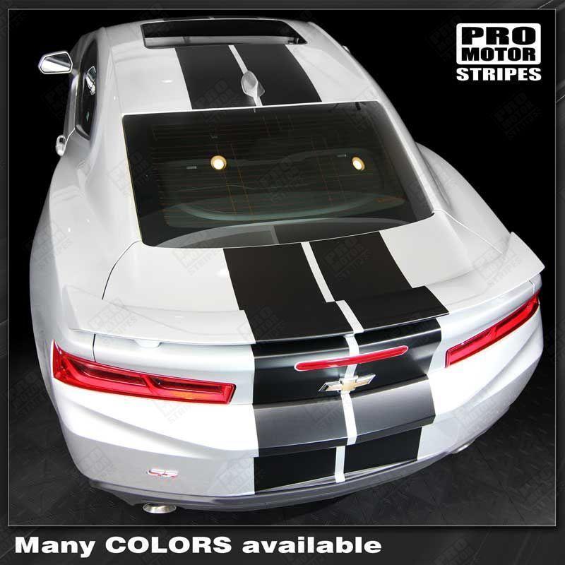 Chevrolet Camaro 2010-2024 Over-The-Top Straight Double Stripes