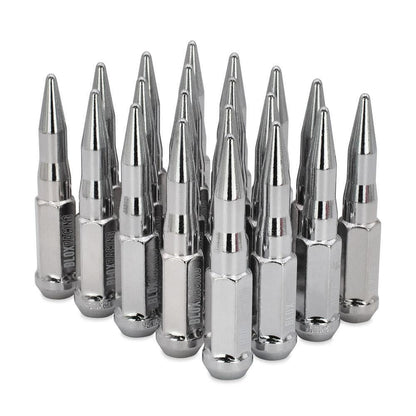 BLOX Racing Chrome Bullet Spiked Forged Lug Nut - GARAGE SALE