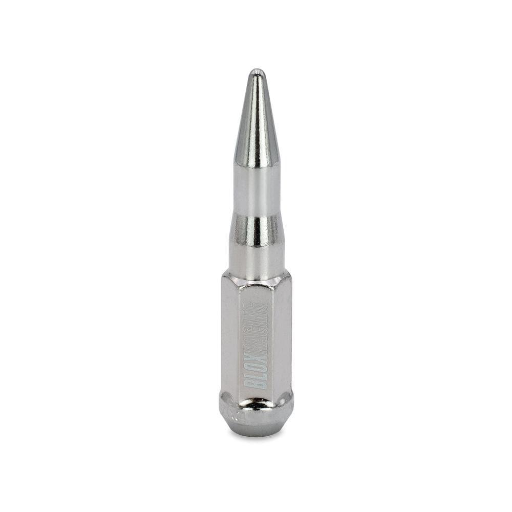 BLOX Racing Chrome Bullet Spiked Forged Lug Nut