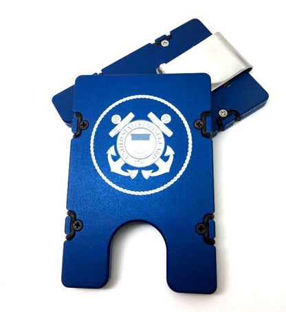 Coast Guard Badge - Billetvault Aluminum Wallet