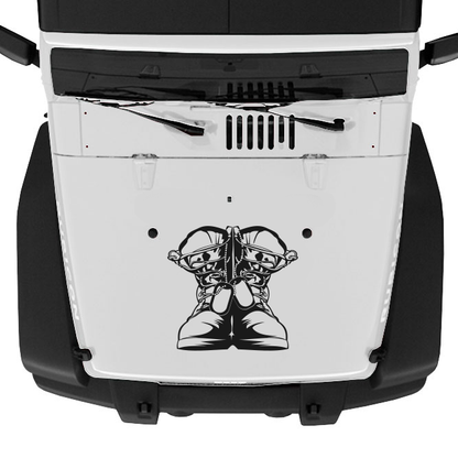 Combat Boots Hood Graphic