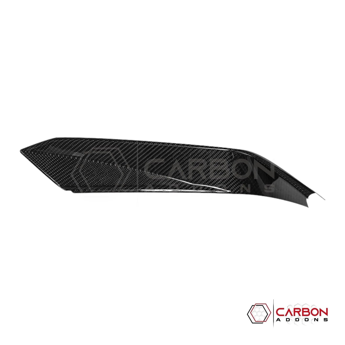 Real Carbon Fiber Front Bumper Grille Trim Covers for 2024+ Ford Mustang EcoBoost
