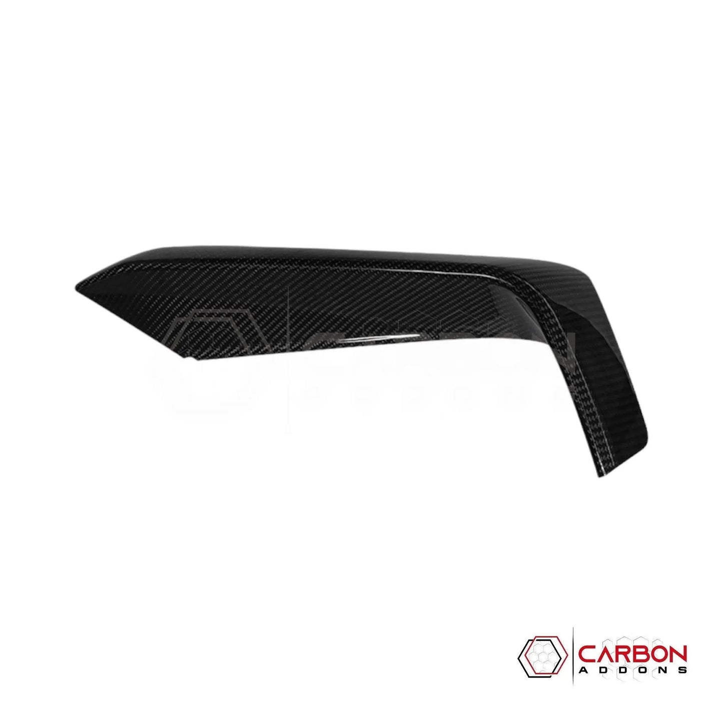 Real Carbon Fiber Front Bumper Grille Trim Covers for 2024+ Ford Mustang EcoBoost