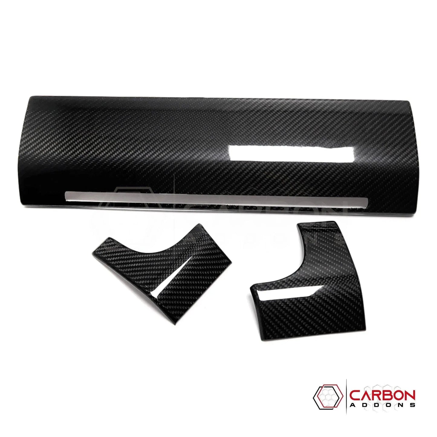 Real Carbon Fiber Dashboard & Glove Box Covers for 2021+ Ford F-150