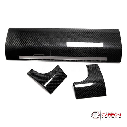Real Carbon Fiber Dashboard & Glove Box Covers for 2021+ Ford F-150