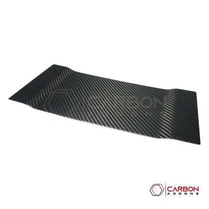 Real Carbon Fiber Wireless Charger & Coin Tray Cover for 2021+ Ford F-150