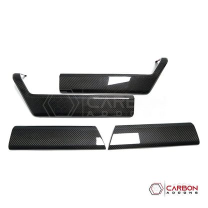 F150 2021-Up Door Panel Trim Hard Carbon Fiber Cover