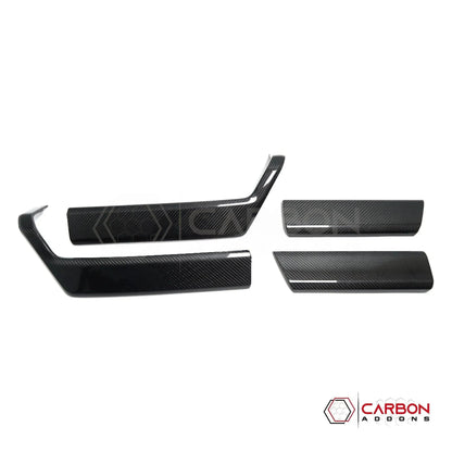 F150 2021-Up Door Panel Trim Hard Carbon Fiber Cover