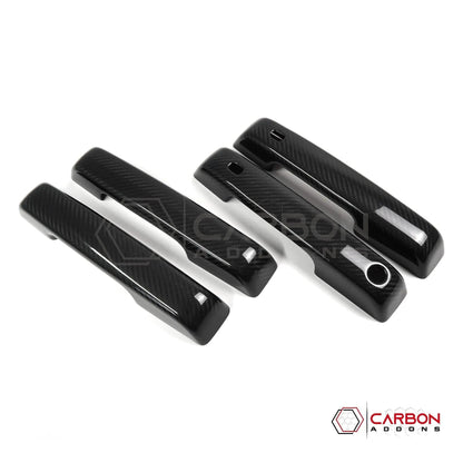 Real Carbon Fiber Exterior Door Handle Covers for 2021+ Ford F-150