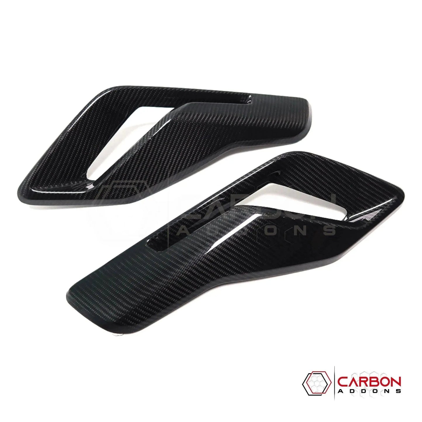 Real Carbon Fiber Fender Vent Covers for 2021+ Ford F-150