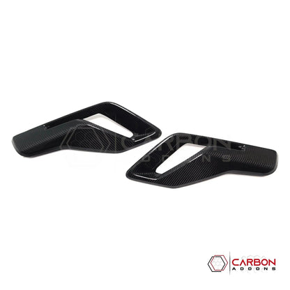 Real Carbon Fiber Fender Vent Covers for 2021+ Ford F-150
