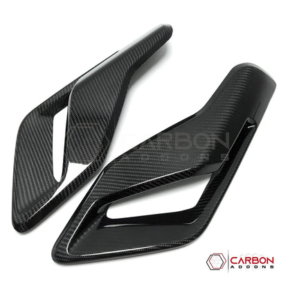 Real Carbon Fiber Fender Vent Covers for 2021+ Ford F-150