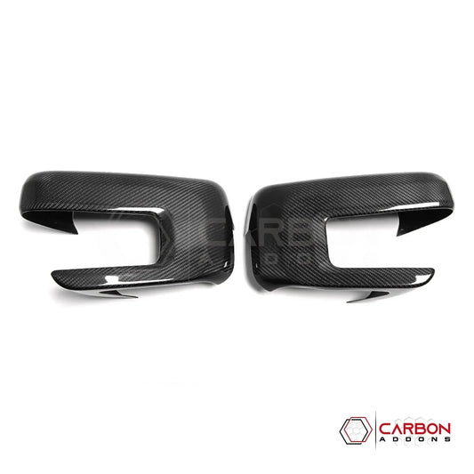 F150 2021-Up Direct Replacement Carbon Fiber Side View Mirror Caps