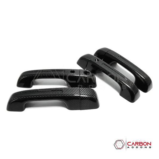 2019+ RAM 1500/TRX/RHO Exterior Door Handles Hard Carbon Fiber Cover