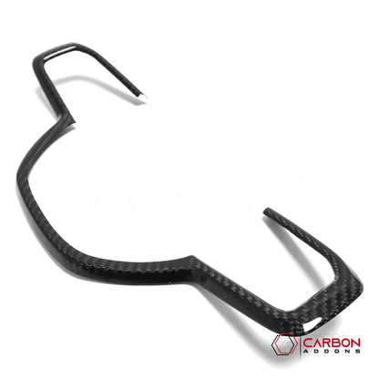 2019+ RAM 1500/TRX/RHO Steering Wheel Button Trim Hard Carbon Fiber Cover