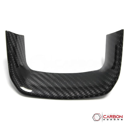 2019+ RAM 1500/TRX/RHO Steering Wheel Lower Trim Hard Carbon Fiber Cover