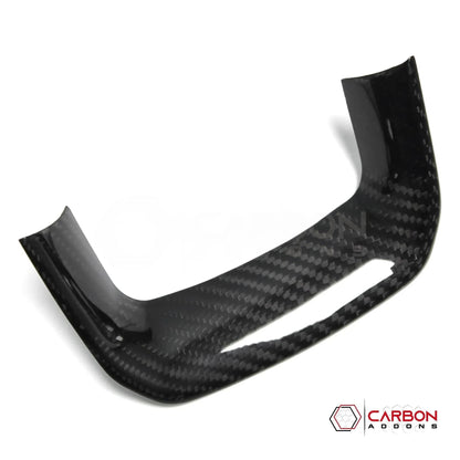 2019+ RAM 1500/TRX/RHO Steering Wheel Lower Trim Hard Carbon Fiber Cover