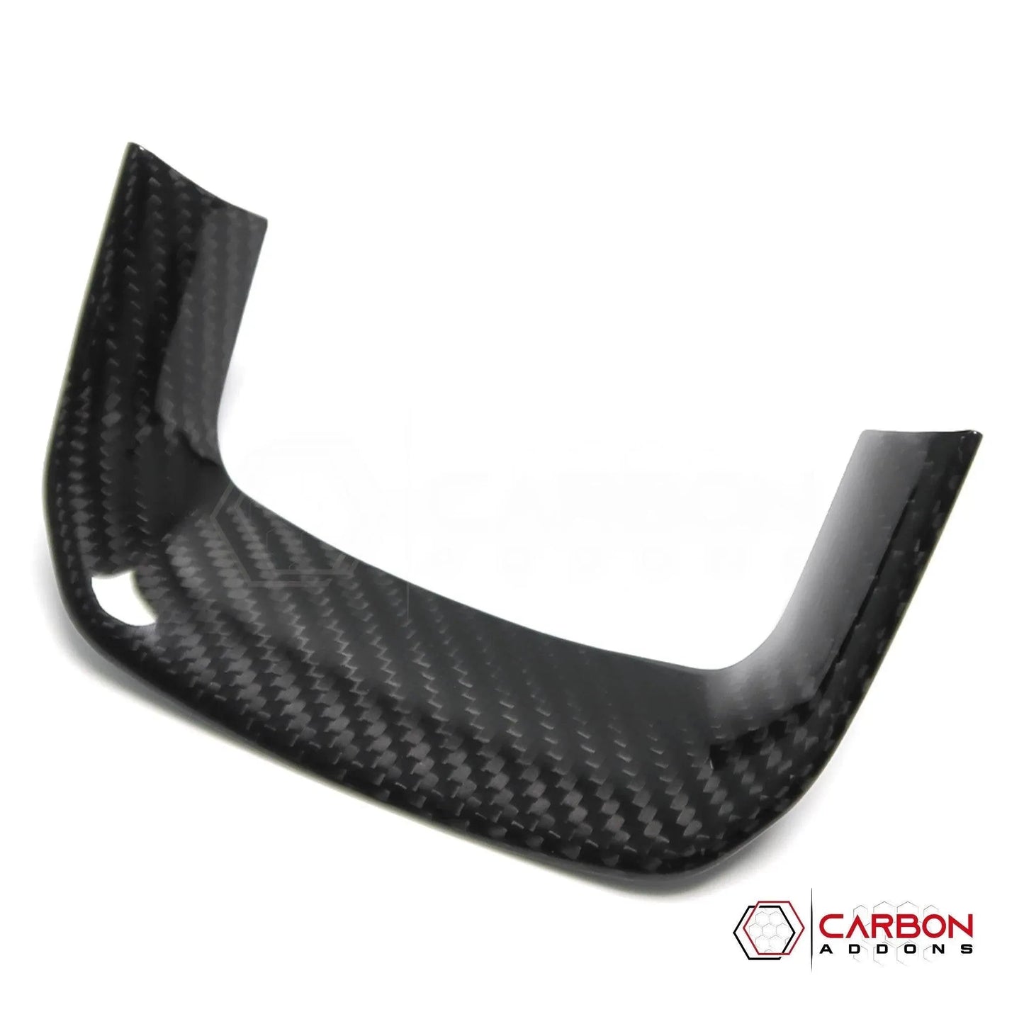 2019+ RAM 1500/TRX/RHO Steering Wheel Lower Trim Hard Carbon Fiber Cover