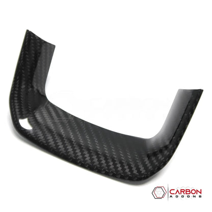 2019+ RAM 1500/TRX/RHO Steering Wheel Lower Trim Hard Carbon Fiber Cover