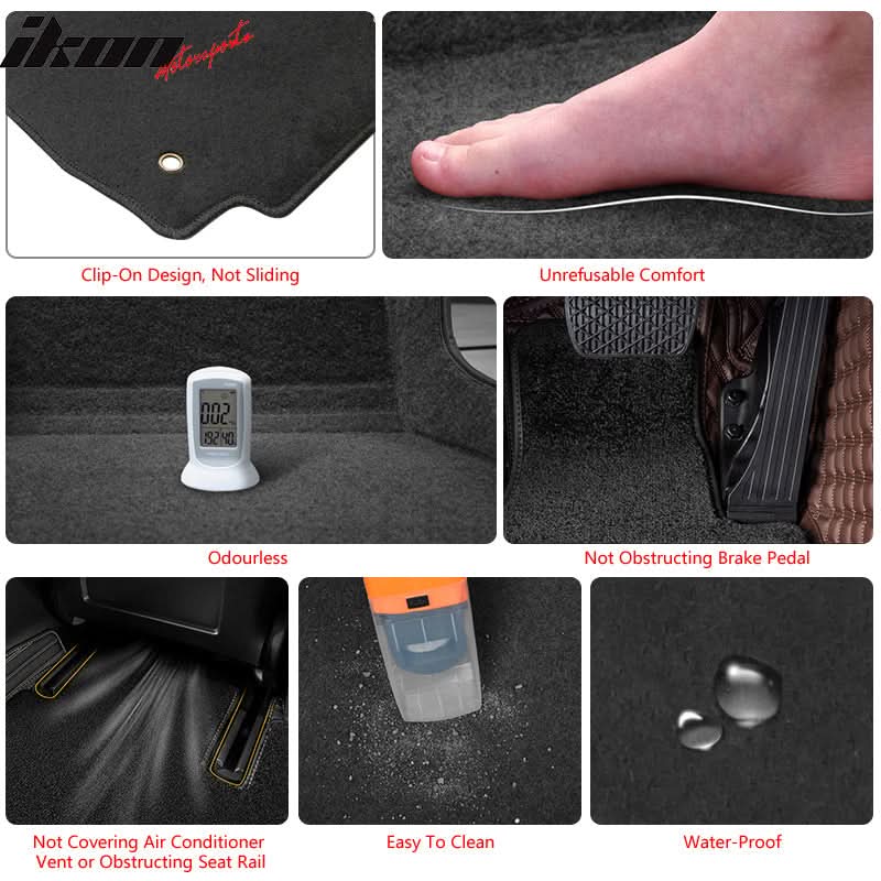 Car Floor Mats Carpet for 2002-2006 Toyota Camry Nylon 4PC