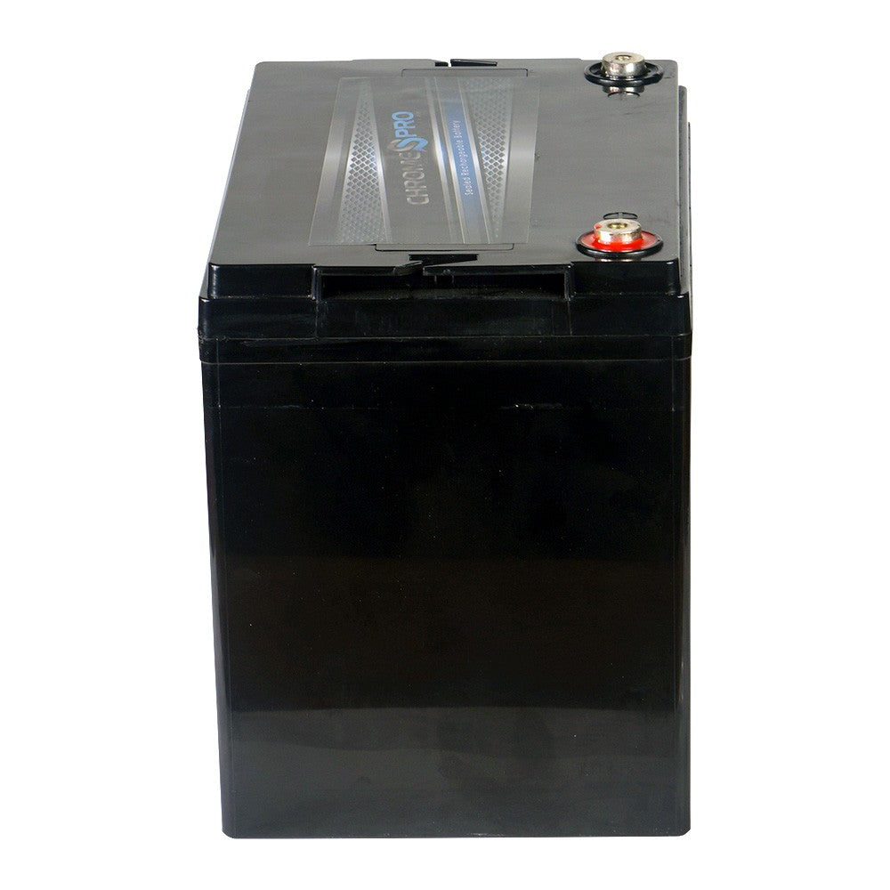 CHROME PRO BATTERY 12V 55AH Sealed Lead Acid (SLA) Battery - T6 Terminals CP-S00011