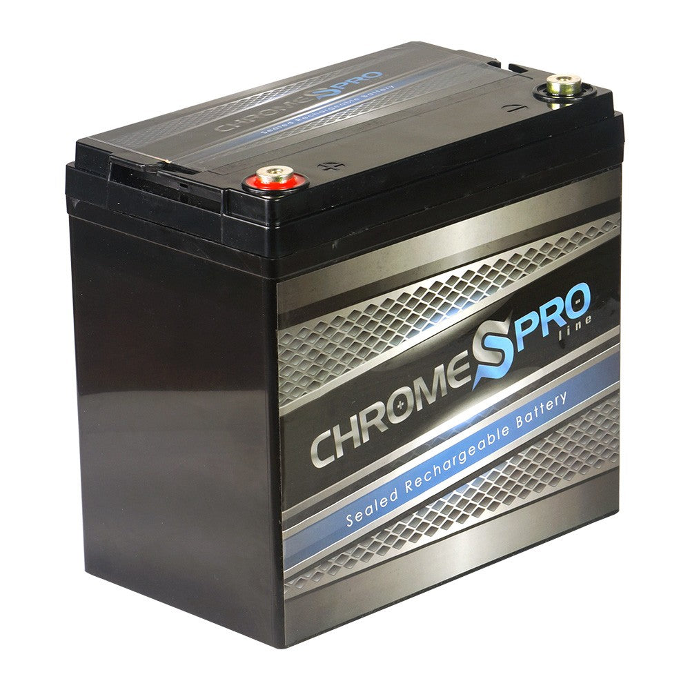 CHROME PRO BATTERY 12V 80AH Sealed Lead Acid (SLA) Battery - M6(T6) Terminals CP-S00251