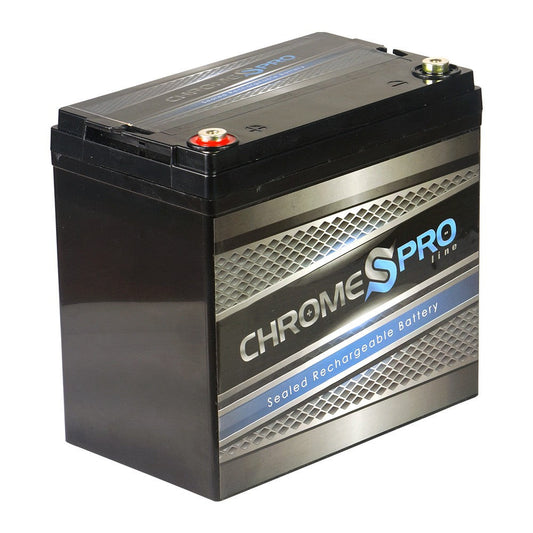 CHROME PRO BATTERY 12V 80AH Sealed Lead Acid (SLA) Battery - M6(T6) Terminals CP-S00251