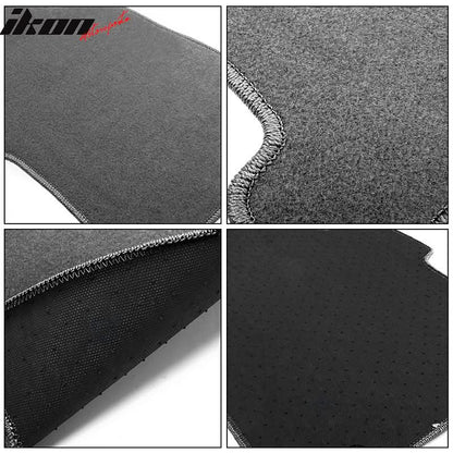 Car Floor Mat for 2007-2013 BMW E92 3 Series Gray Carpet 4PC Nylon