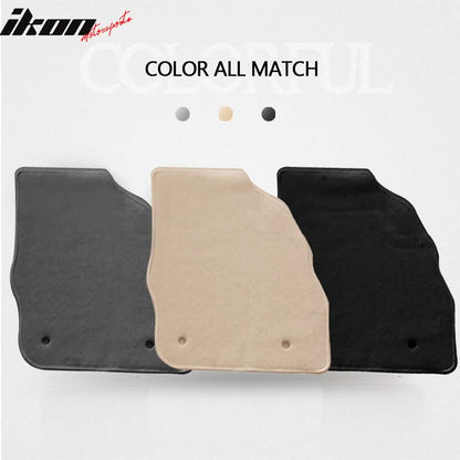 Car Floor Mat for 2010-2013 Mazda 3 Beige Carpet 4PC Nylon