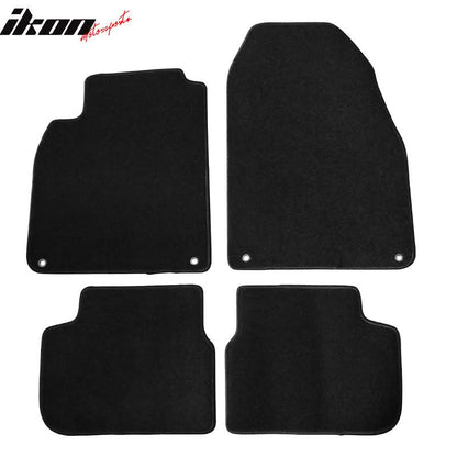 Car Floor Mat for 2003-2011 Saab 9-3 Black Carpet 4PC Nylon