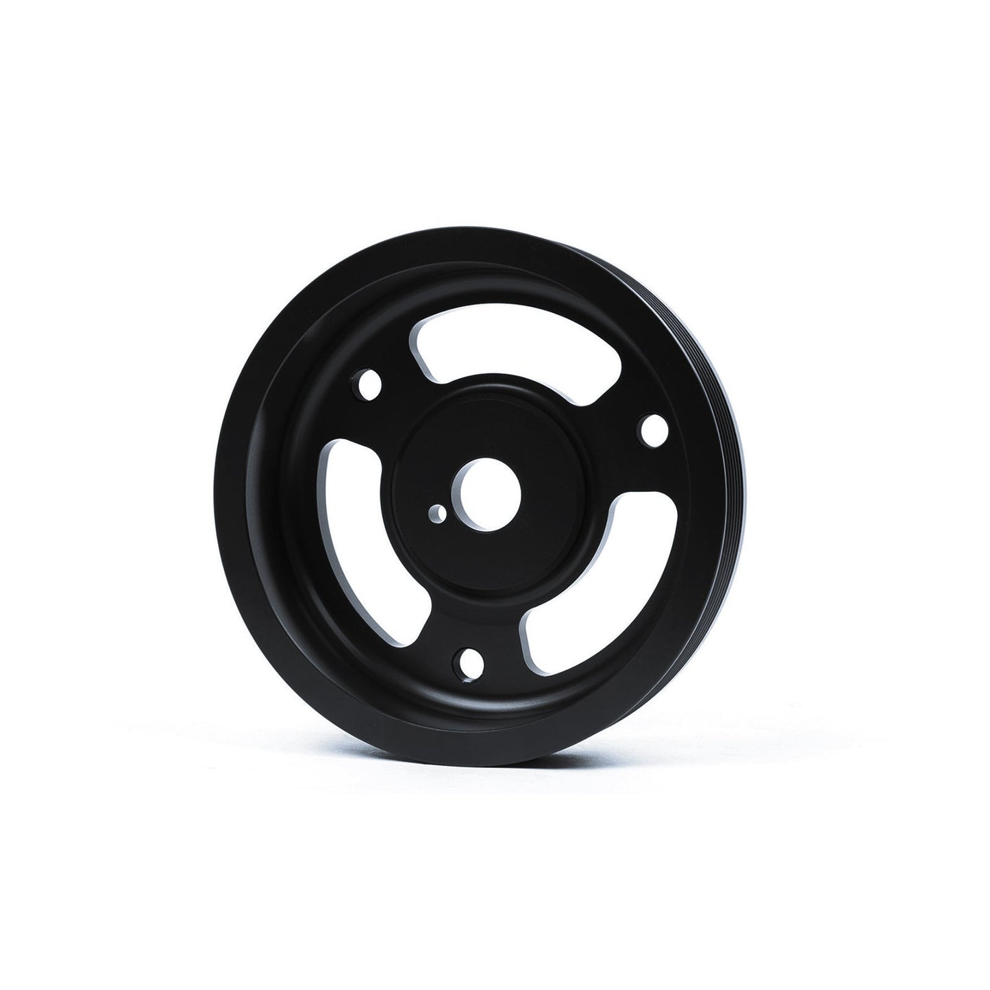 GrimmSpeed Lightweight Crank Pulley - Black - 2015-21 Subaru WRX, 2013-21 Subaru BRZ GRM095023