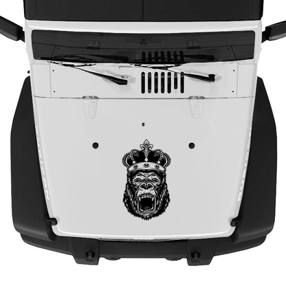 Crown Gorilla Hood Graphic