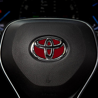 Custom Color Steering Wheel Decal for Toyota Models 2007-2024