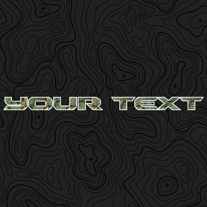 Floral Hood Lettering | Set of 2