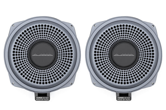 BACKORDERED - SHIPS SECOND HALF OF JULY - RECOMMEND YOU ORDER NOW, LIMITED FUTURE INVENTORY - Bavsound Ghost BMW Underseat Subwoofer V3, 8 Ohm, Pair