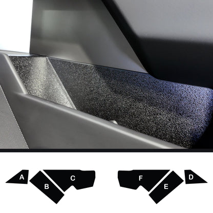 TOProtect DIY Vinyl Overlay Kit for Tesla Cybertruck Front Door Pockets | Bed Liner Look & Scratch Protection