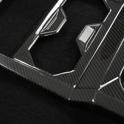 [Real Carbon Fiber] Front Drain Cup Panel For Cybertruck (Glossy/Matte)