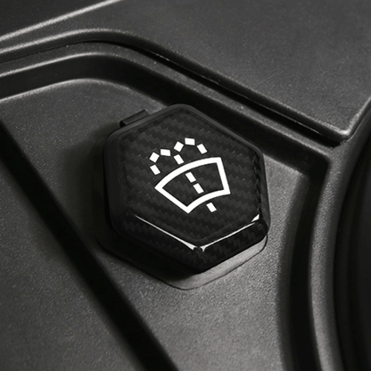 [Real Carbon Fiber] Glass Water Cover For Cybertruck
