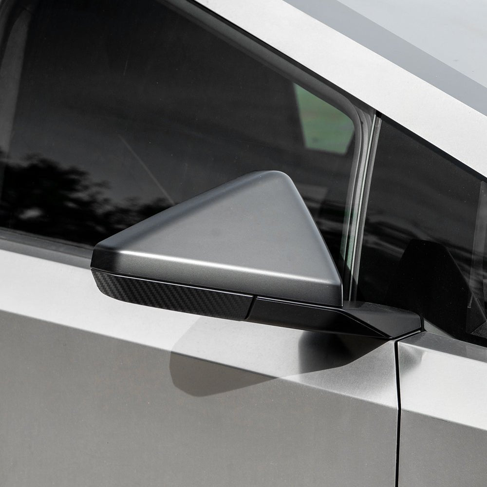 Cybertruck Side Mirror Cover | Real Dry Carbon Fiber Trim | TESERY