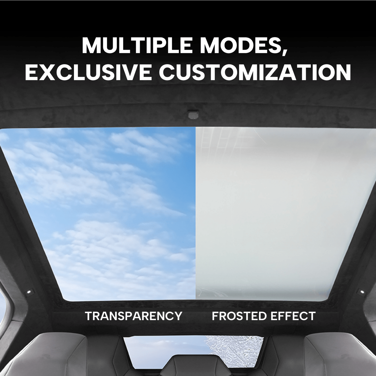 Cybertruck Ludicrous Speed Roof SunShade Ambient Lighting