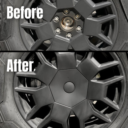 Cybertruck Wheel Center Caps Kit