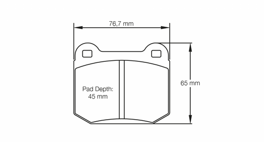 PAGID Racing Pagid Racing 1587 RS14 Compound Brake Pads 1587-RS14