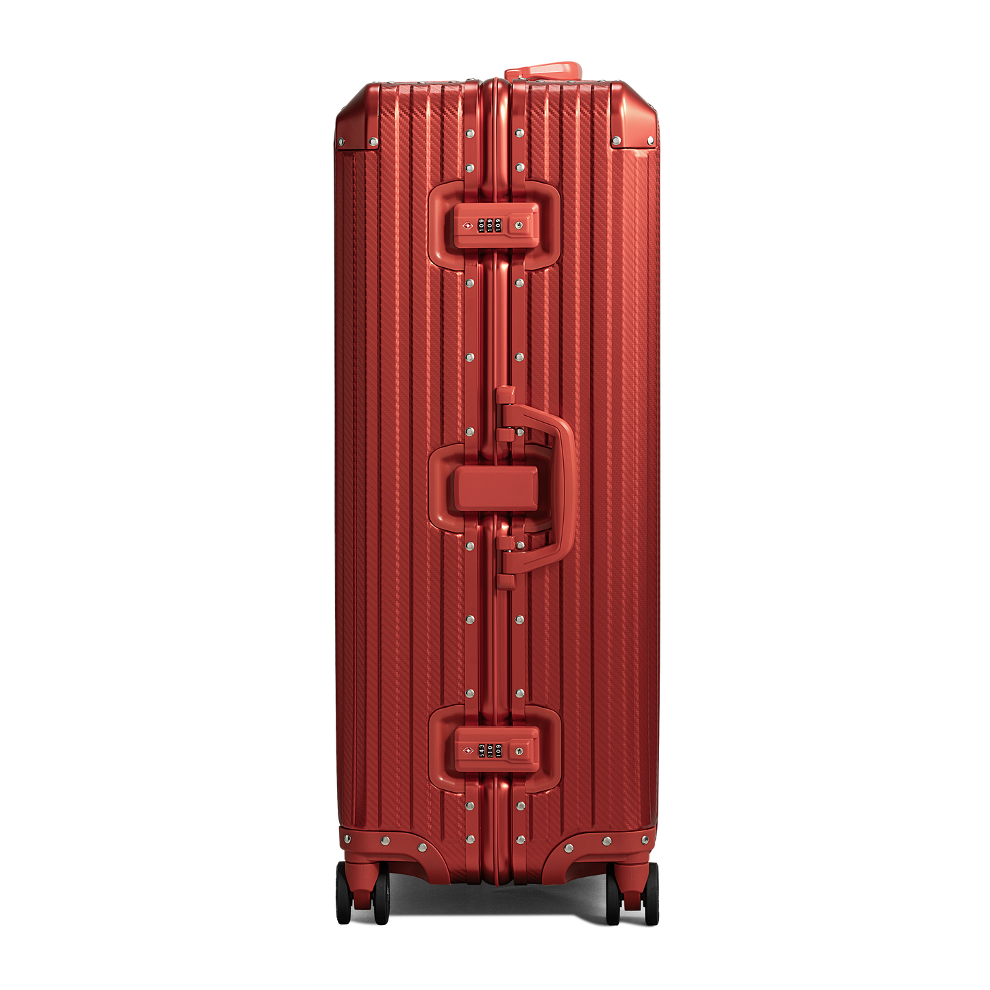 TREVA Aluminum Suitcase Red