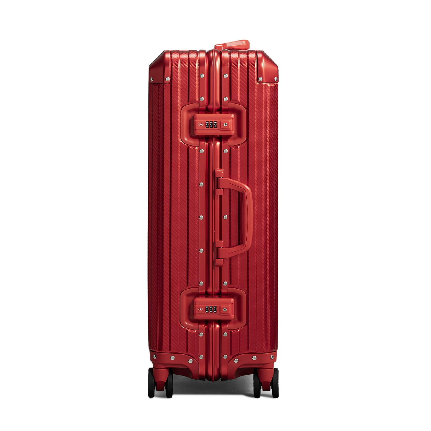 TREVA Aluminum Suitcase Red