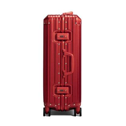 TREVA Aluminum Suitcase Red