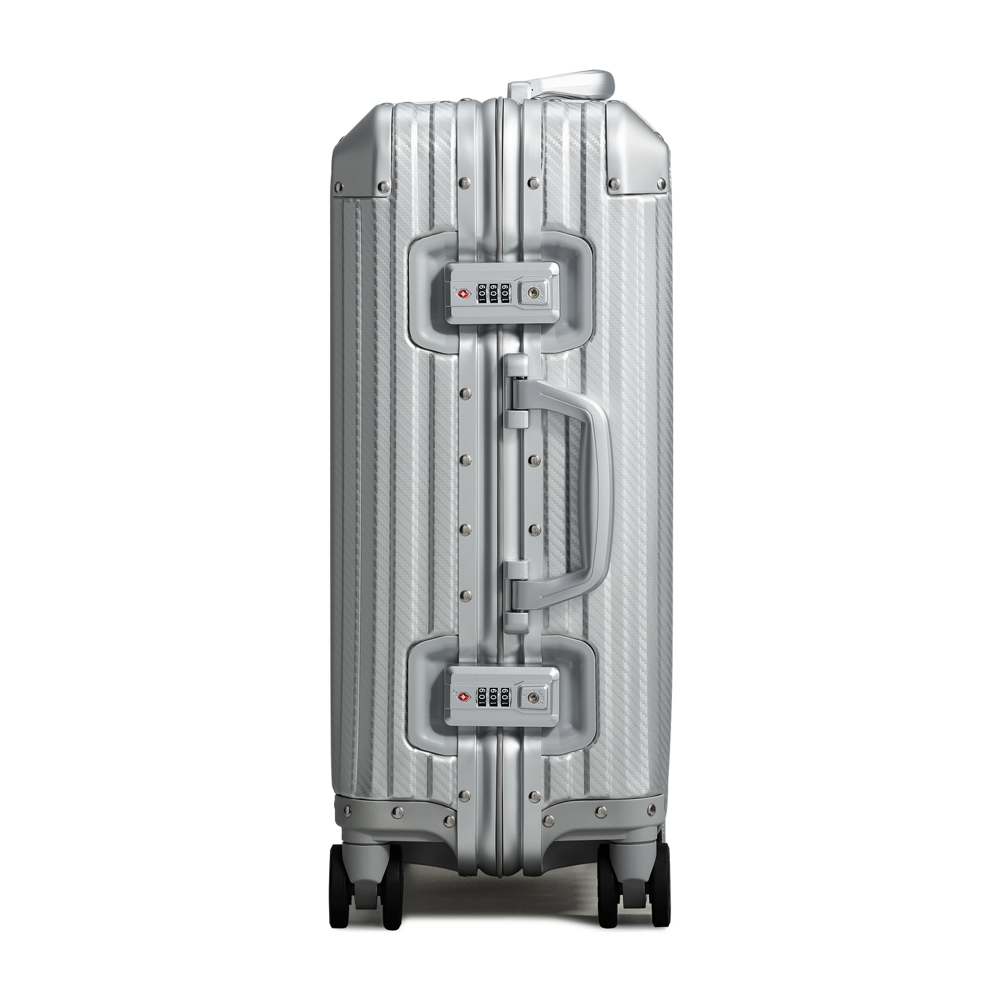 TREVA Aluminum Suitcase Silver