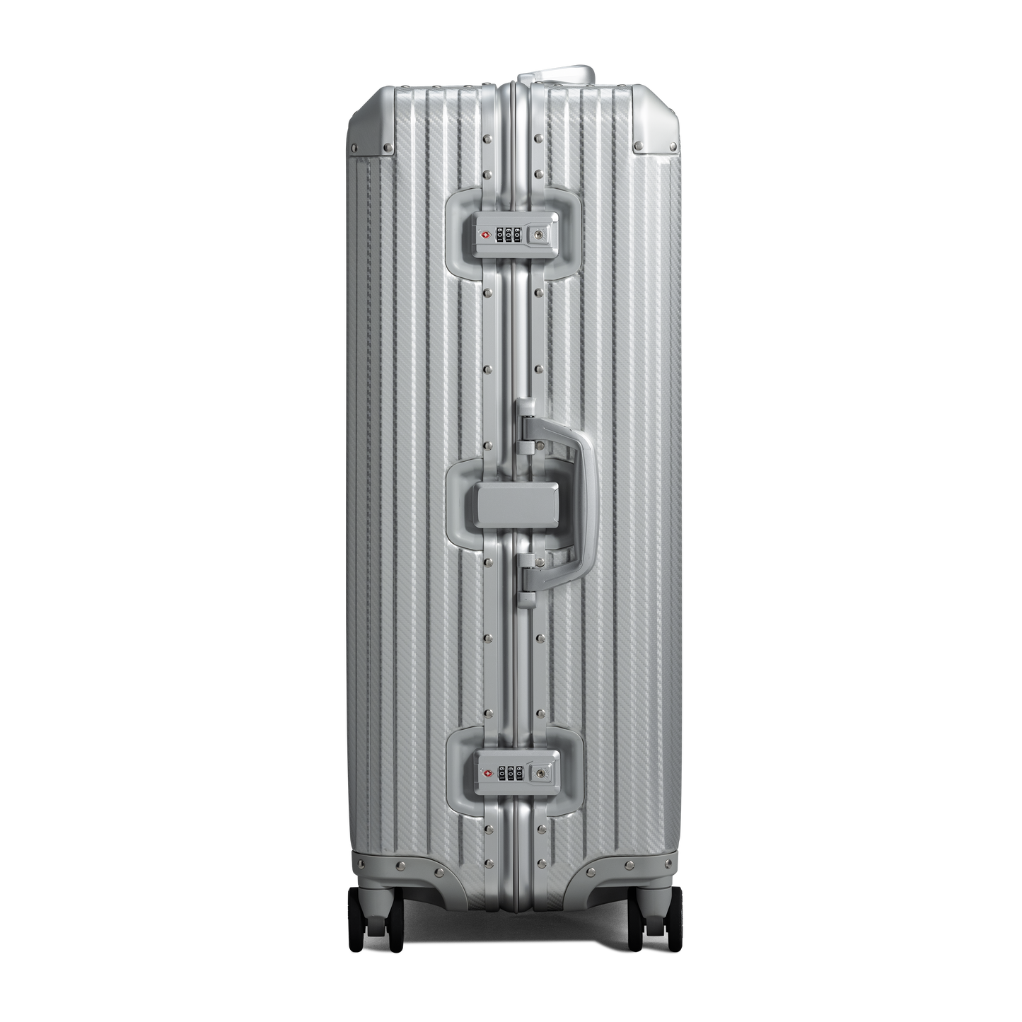 TREVA Aluminum Suitcase Silver