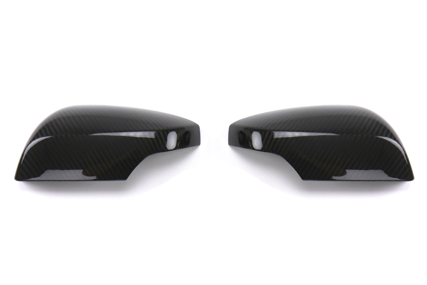 OLM Dry Carbon Fiber Mirror Covers (with Turn Signal Hole) - Gloss Carbon Fiber - 2015-2021 Subaru WRX / STI (With Turn Signal Holes)